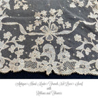 Antique hand made Brusses lace