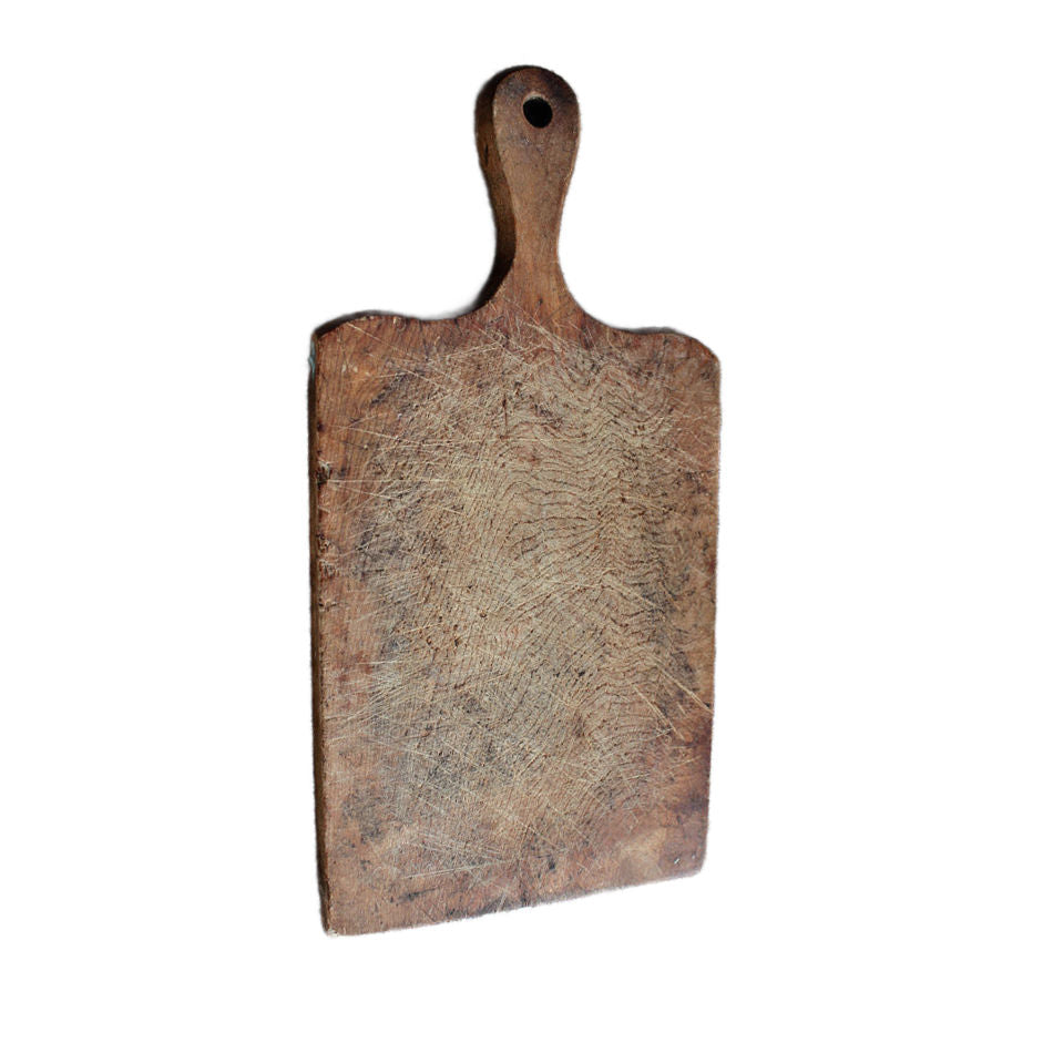 antique French chopping board patina