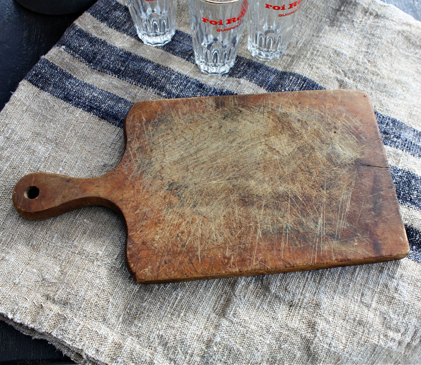 Rustic Antique Dark Patina Cutting Board