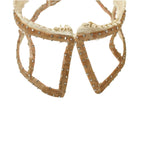 Rare 19th Century Hand Made French Velvet Beaded Collar