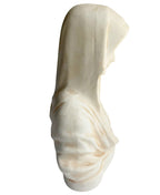 Early 20th century porcelain Madonna sculpture Germany side view