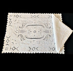 Madeira embroidered linen napkins showcasing exceptional artisan workmanship