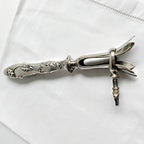 french silver lamb holder elegant carving table tool