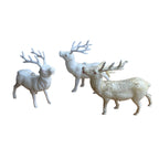 Vintage Celluloid and Plastic Reindeer Set of 3