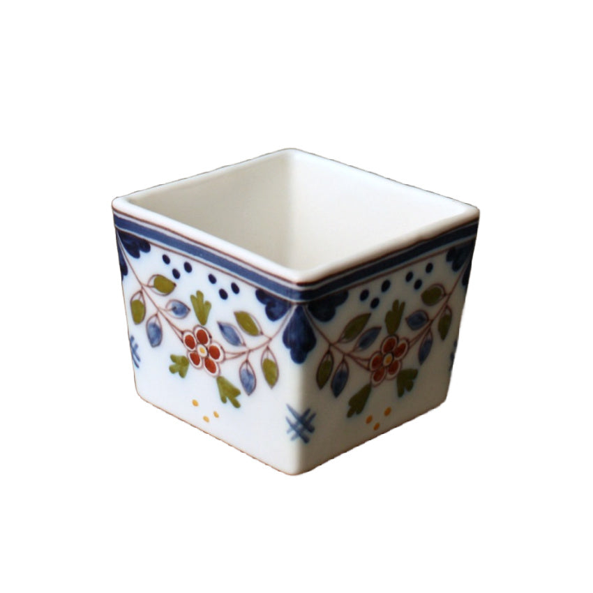 Makkum Hand Painted Fine Square Bowl