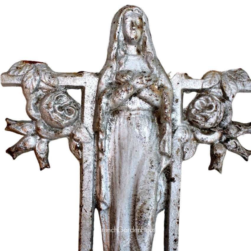 19th Century French Memorial Madonna Mary Fragment