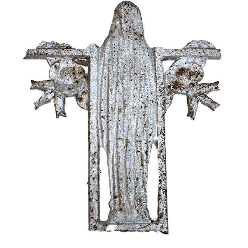 19th Century French Memorial Madonna Mary Fragment