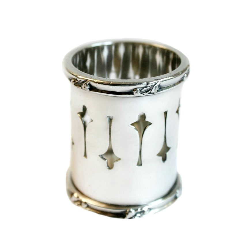 Antique Silver Plated Toothpick Holder from The Hotel Sinton