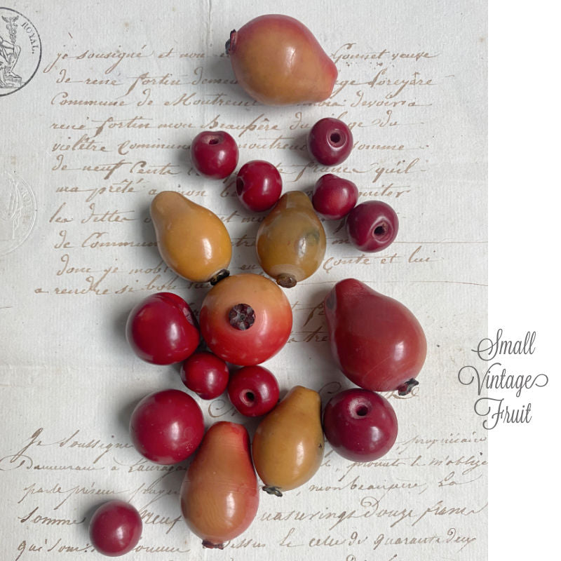 Vintage European Millinery Fruits