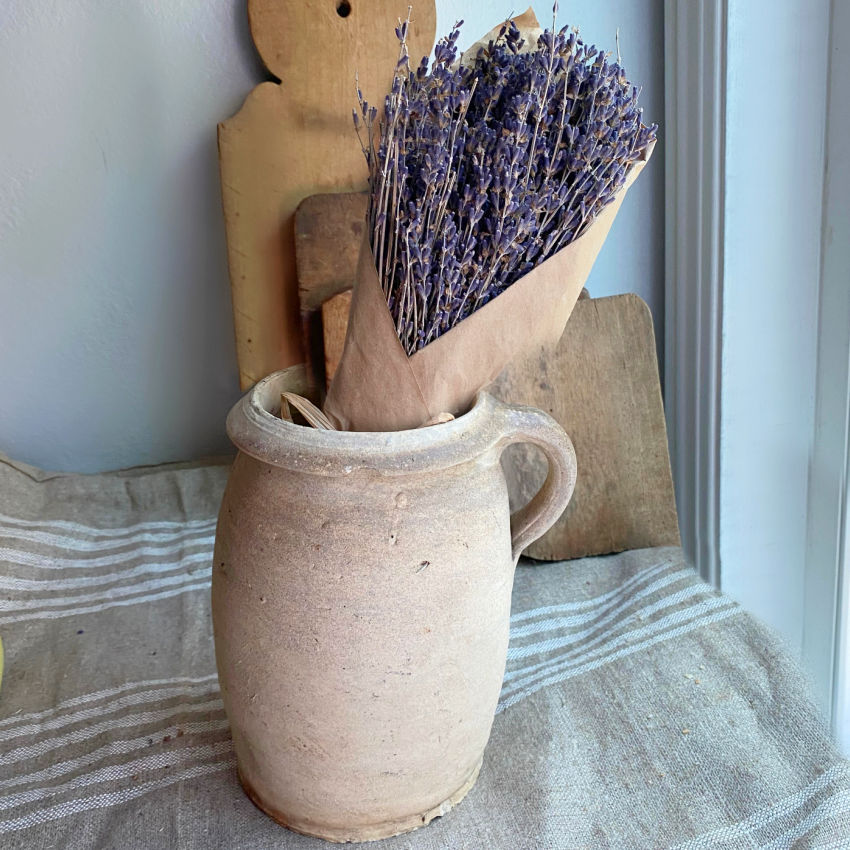 Antique Rustic French Country Confit Pot