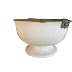 Antique ironstone tableware collectible with aged patina