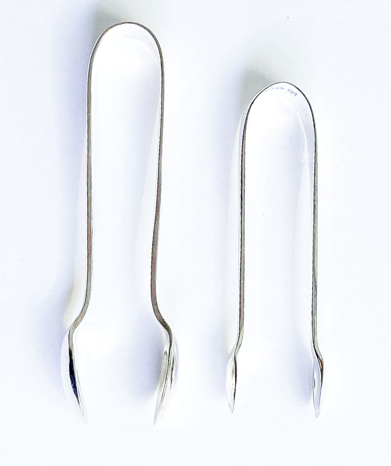 Sheffield Silver Plate Sugar Tongs Set of 2