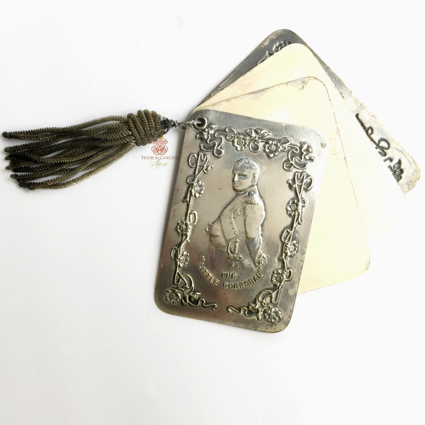 Antique Silver Aide de Memoir Carnet de Bal Napoleon