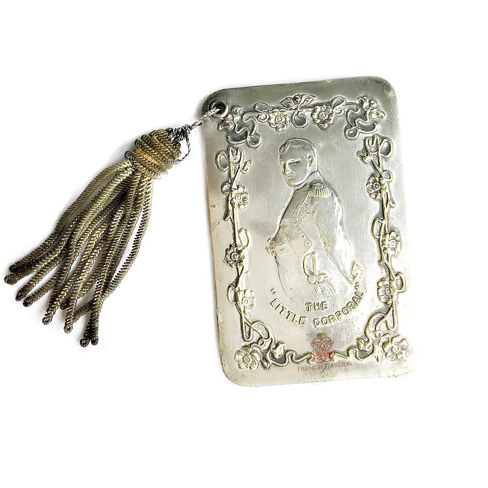 Antique Silver Aide de Memoir Carnet de Bal Napoleon