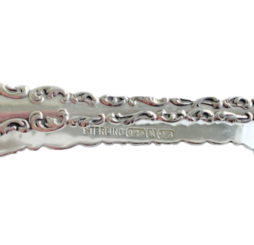 Antique Sterling Tete-A-Tete or Bon Bon Tongs