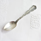 Antique Sterling Silver Five O'clock Spoon French Scrolls 1907
