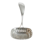 Exceptional early 19th-century sterling silver sugar sifter, 6‑1/2" x 3" x 2‑1/4", rare and collectible. Perfect for elegant table settings or luxury collections.