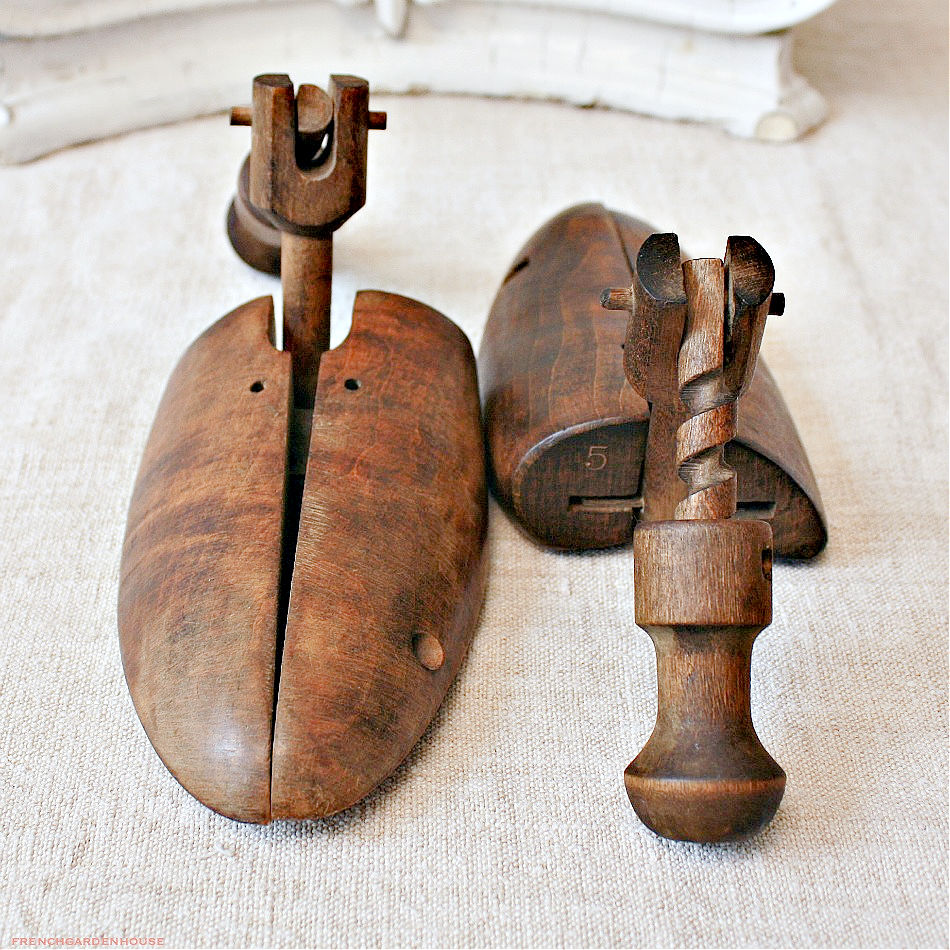 Antique Shoe Stretchers with Wood Screw