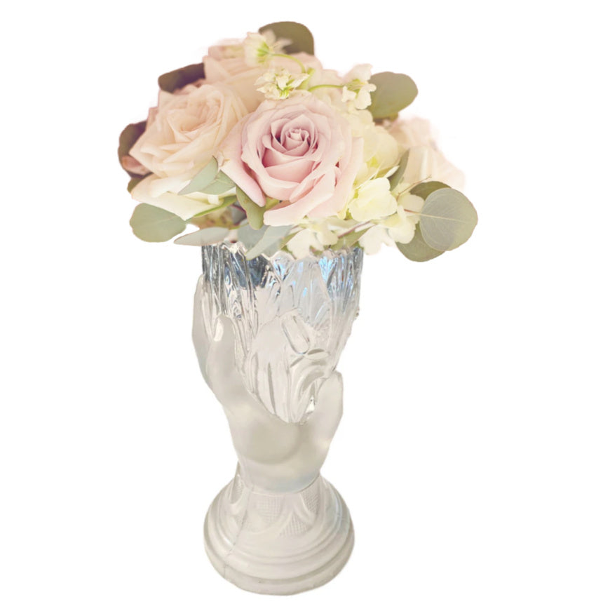 Antique Glass Hand Vase
