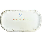 Antique French Bleu Céleste Porcelain Casket Box, Bourdois & Bloch