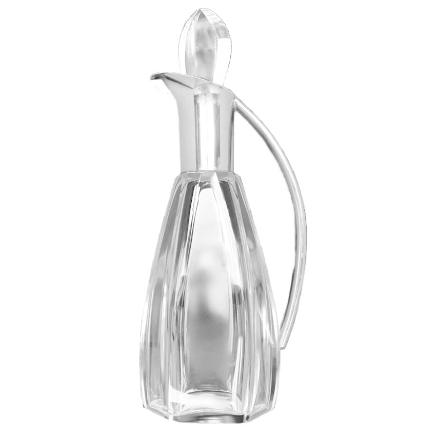 Art deco crystal and silver carafe luxury antiques