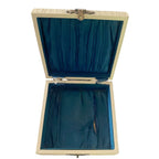 Antique Celluloid Embossed Box for Hat Veils