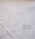 Art Deco Damask Tablecloth with Monograms & 12 Napkins