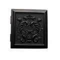 Antique miniature Union case with embossed Rococo scroll design and gentleman’s portrait inside. Rare 2-1/8" Victorian photographic keepsake collectible.