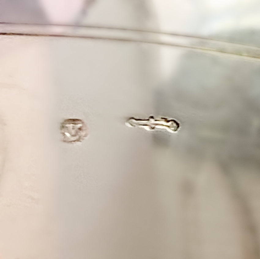 Sterling Napkin Ring Monogram JK