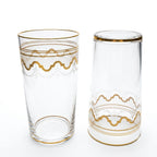 Saint-Louis antique crystal tumblers unmarked early production