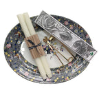 Hand Made Beeswax Taper Candles Pair French Cream