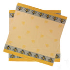 French country cotton jacquard bee kitchen towel
