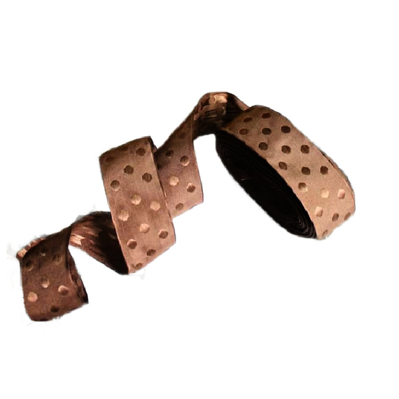 Designer French wired chocolate brown ribbon