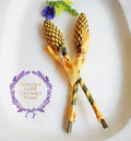 Artisan lavender ribbon wands inspired by Provence