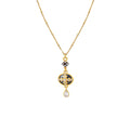 French Cross Necklace