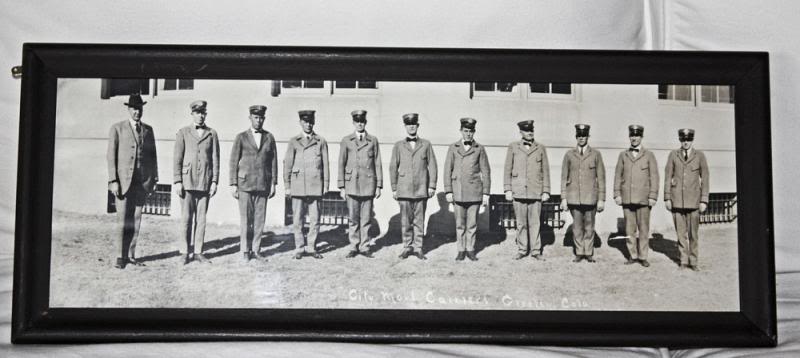 Antique City Mail Carriers Co Original Framed Photograph