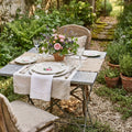 Set of Six 1930s Meissen Dinner Plates with Pink Rose Motif — Elegant European Porcelain