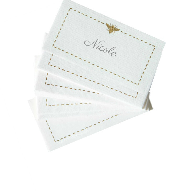 Gilded Bee Place Cards