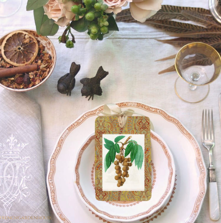 French wine tags for gifts