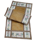 French Gold Velvet and Gold Bullion Table Runner