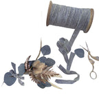dried flower topper, velvet ribbon set,