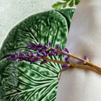 Hand Cast Pewter & Enameled Lavender Napkin Rings Set of 4