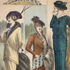 Antique Parisian La Femme Chic Chromolithograph Fashion Print No 36 Pl.114