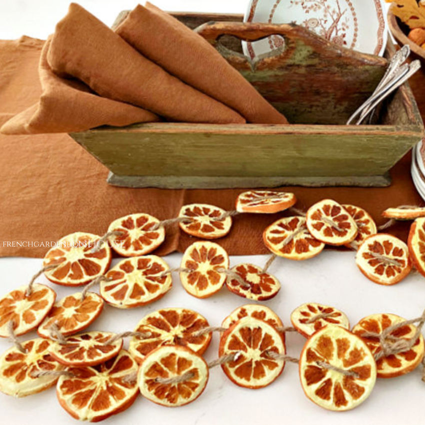 Orangerie Sliced Oranges Garland