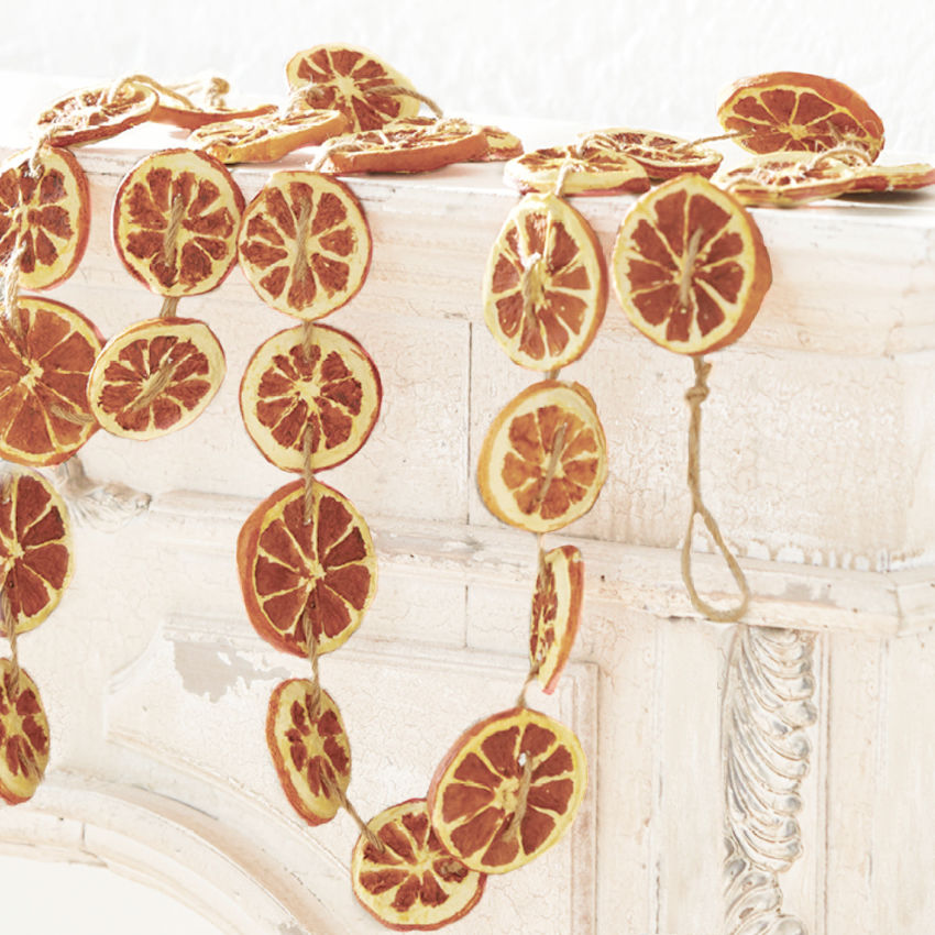 Orangerie Sliced Oranges Garland