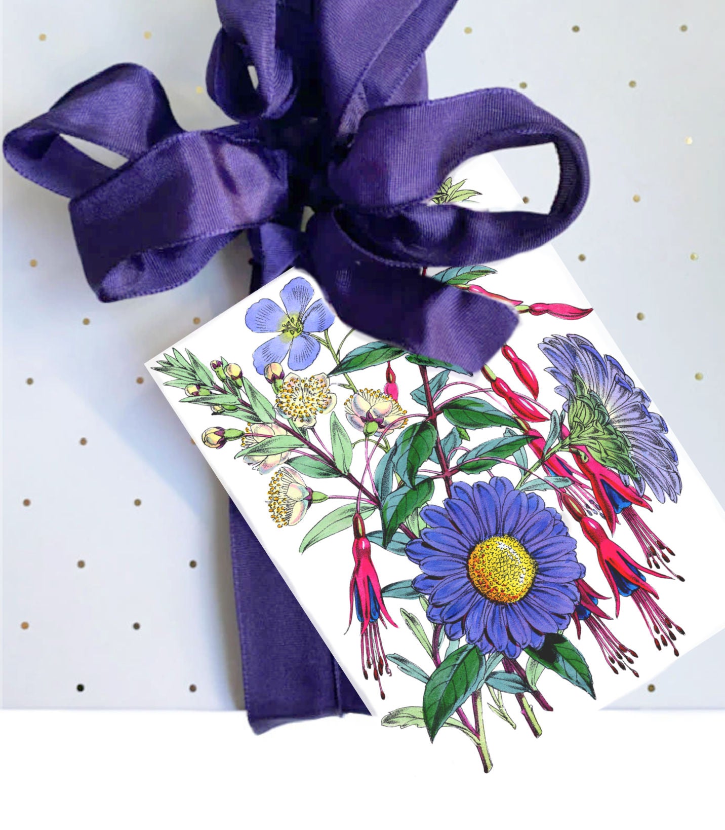 French Wired Pensee Ribbon