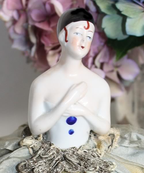 Antique French half doll