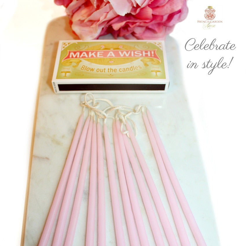 Pink Celebration Candles