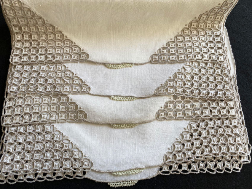 Vintage Marghab Ponto Grega Placemat Setting for 8