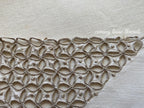 Fine embroidered linen placemats for a beautifully collected home